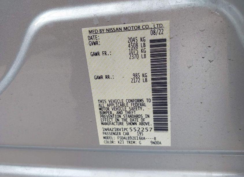 Photo 9 of 2023 Nissan Leaf S 40 KWH (VIN 1N4AZ1BV1PC552257)