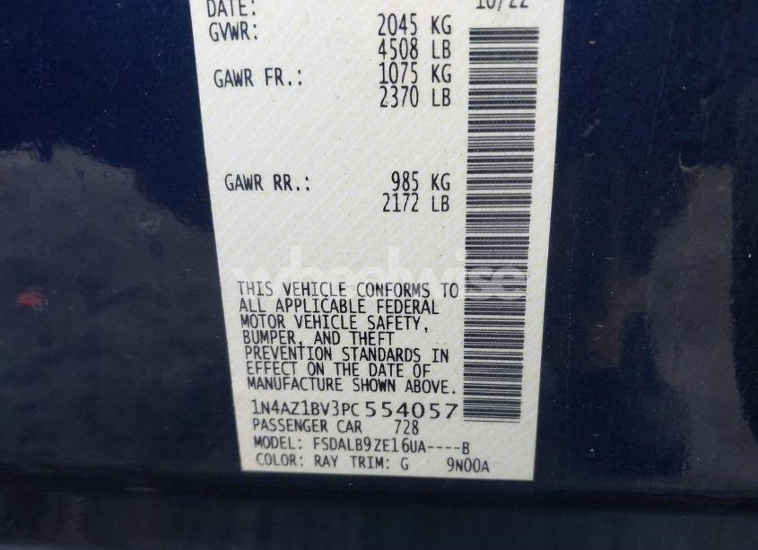 Photo 9 of 2023 Nissan Leaf S 40 KWH (VIN 1N4AZ1BV3PC554057)