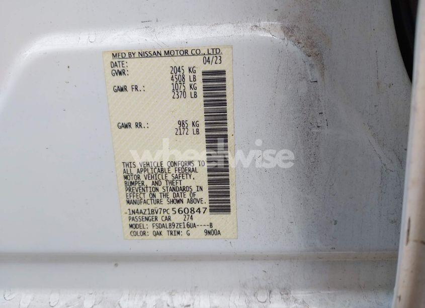 Photo 9 of 2023 Nissan Leaf S 40 KWH (VIN 1N4AZ1BV7PC560847)