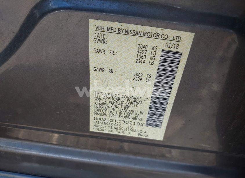 Photo 9 of 2018 Nissan Leaf SV (VIN 1N4AZ1CP1JC302105)