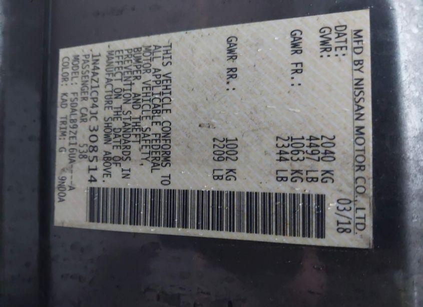 Photo 9 of 2018 Nissan Leaf S (VIN 1N4AZ1CP4JC308514)