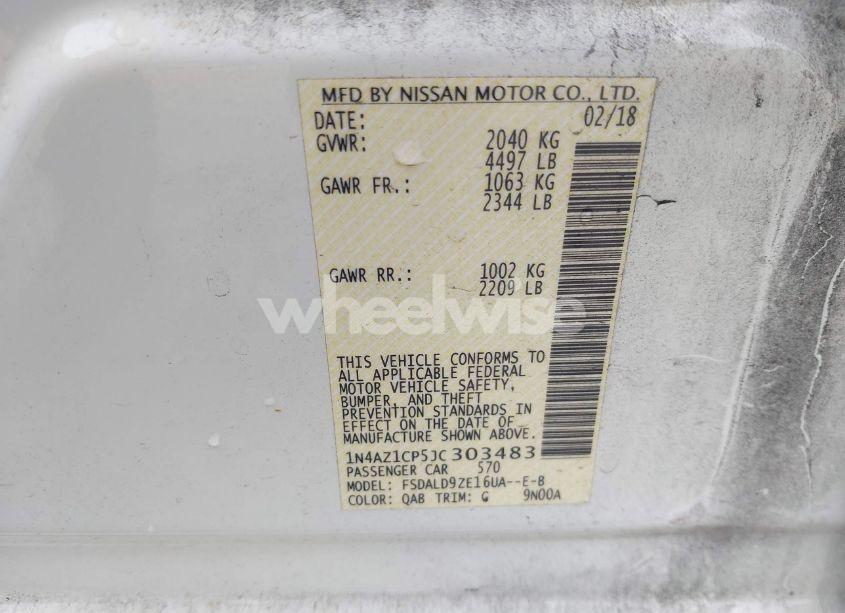 Photo 9 of 2018 Nissan Leaf SV (VIN 1N4AZ1CP5JC303483)