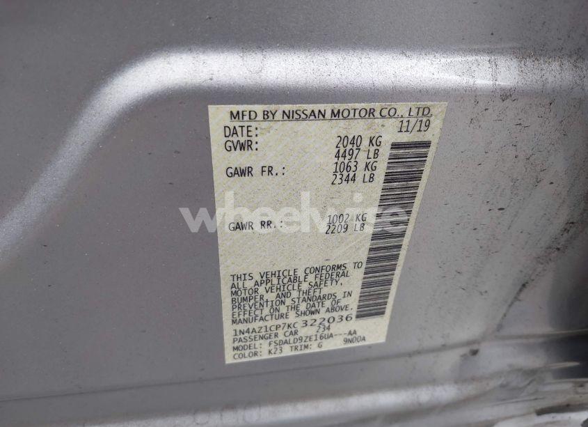 Photo 9 of 2019 Nissan Leaf SV (VIN 1N4AZ1CP7KC322036)