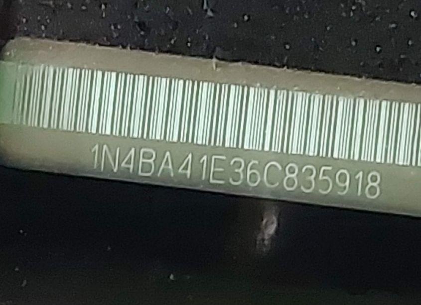 Photo 9 of 2006 Nissan Maxima 3.5 SE (VIN 1N4BA41E36C835918)
