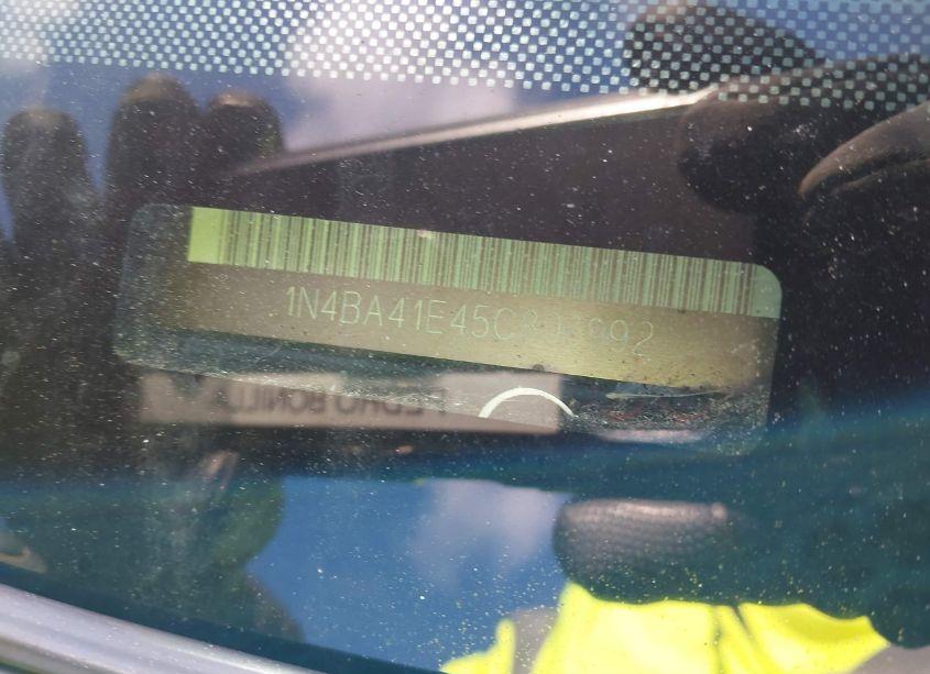 Photo 11 of 2005 Nissan Maxima 3.5 SL (VIN 1N4BA41E45C806992)