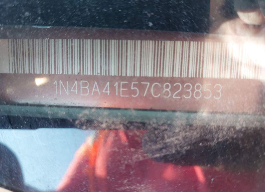 Photo 9 of 2007 Nissan Maxima 3.5 SE (VIN 1N4BA41E57C823853)