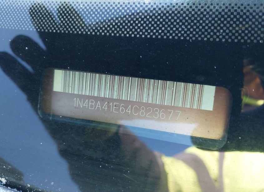 Photo 11 of 2004 Nissan Maxima 3.5 SE (VIN 1N4BA41E64C823677)