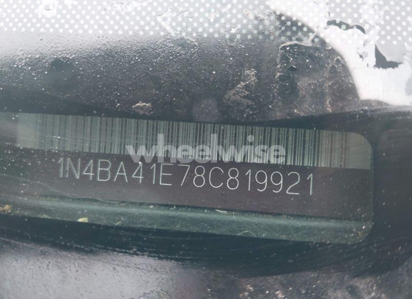 Photo 9 of 2008 Nissan Maxima 3.5 SE (VIN 1N4BA41E78C819921)