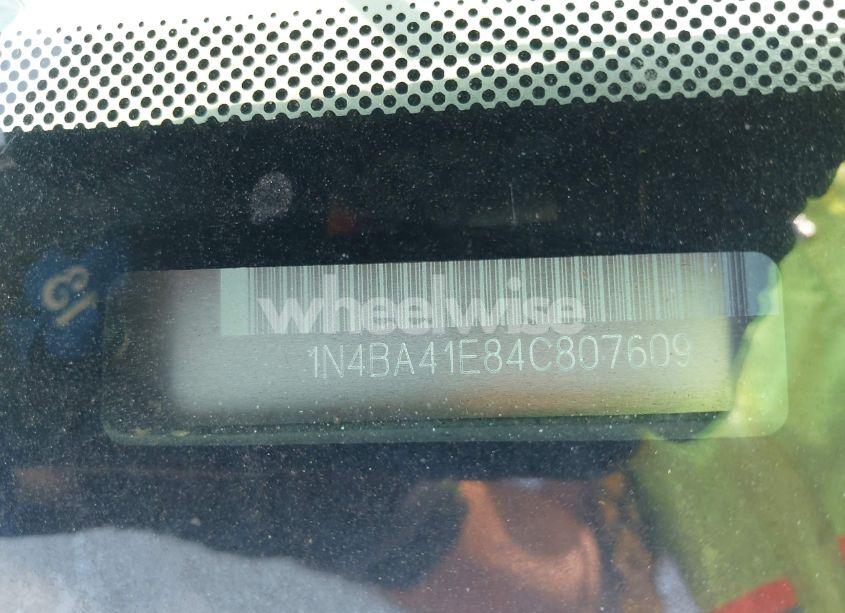 Photo 12 of 2004 Nissan Maxima 3.5 SE (VIN 1N4BA41E84C807609)