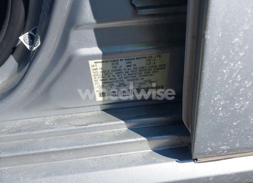 Photo 9 of 2007 Nissan Maxima 3.5 SE (VIN 1N4BA41E97C823581)