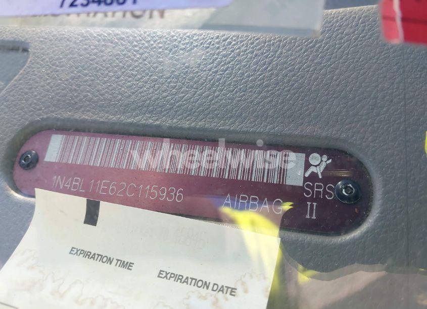 Photo 11 of 2002 Nissan Altima 3.5 SE (VIN 1N4BL11E62C115936)