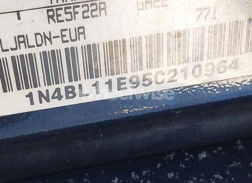 Photo 9 of 2005 Nissan Altima 3.5 SL (VIN 1N4BL11E95C210964)