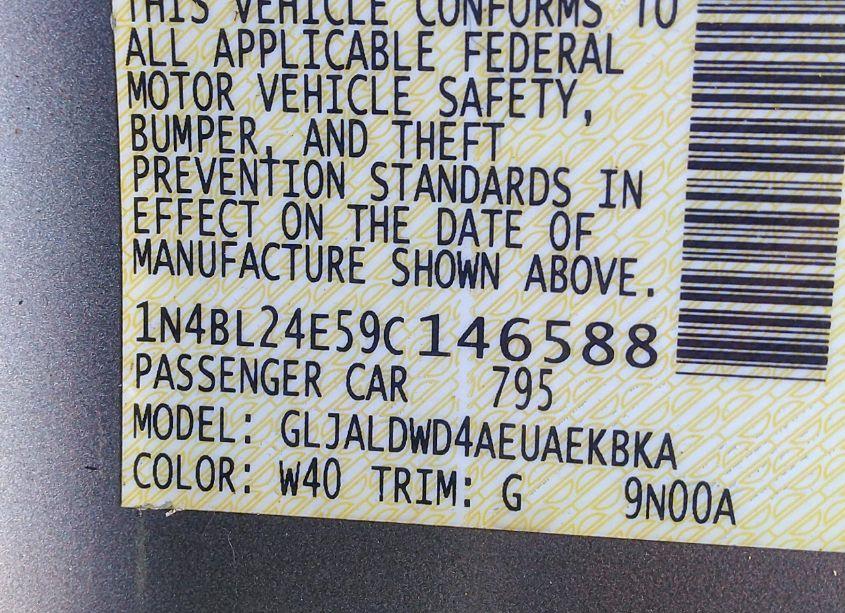 Photo 9 of 2009 Nissan Altima 3.5 SE (VIN 1N4BL24E59C146588)