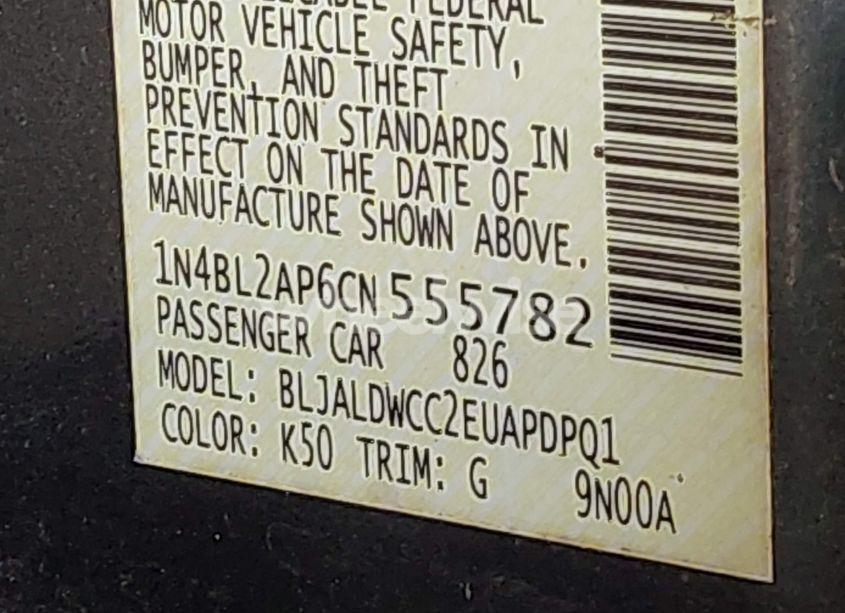 Photo 9 of 2012 Nissan Altima 3.5 SR (VIN 1N4BL2AP6CN555782)