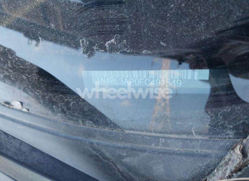 Photo 9 of 2015 Nissan Altima 3.5 S/3.5 SL/3.5 SV (VIN 1N4BL3AP0FC491549)