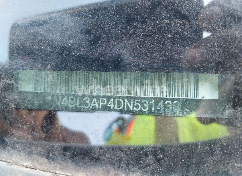 Photo 9 of 2013 Nissan Altima 3.5 SL (VIN 1N4BL3AP4DN531438)