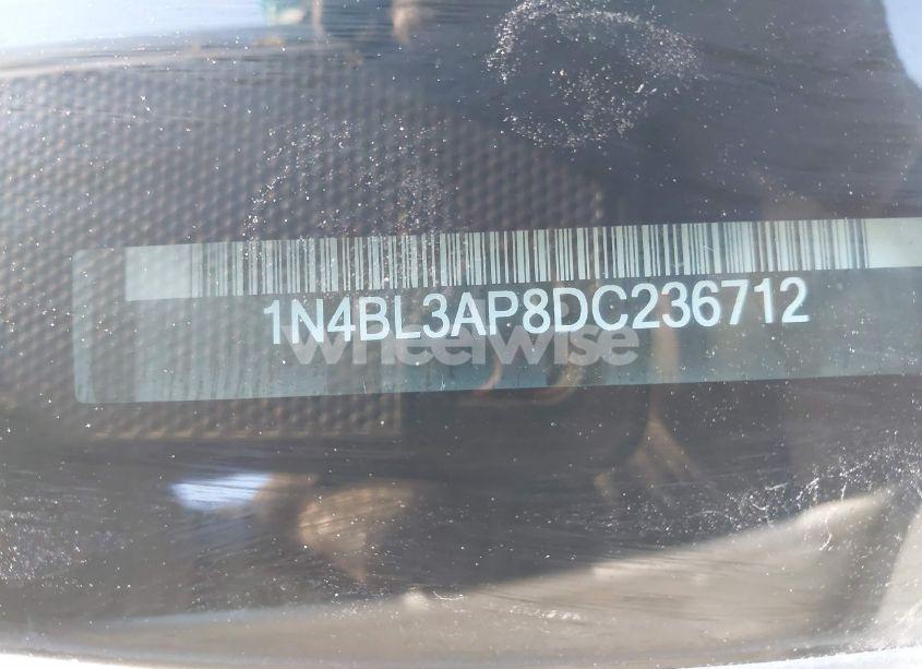 Photo 9 of 2013 Nissan Altima 3.5 SL (VIN 1N4BL3AP8DC236712)