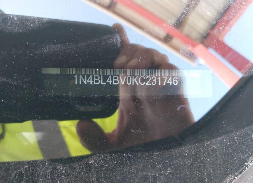 Photo 9 of 2019 Nissan Altima 2.5 S (VIN 1N4BL4BV0KC231746)