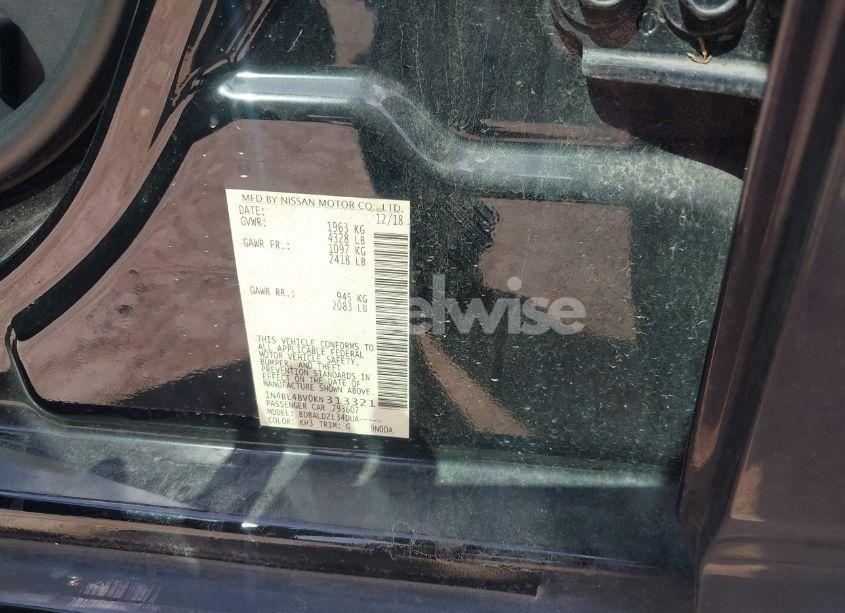 Photo 9 of 2019 Nissan Altima 2.5 S (VIN 1N4BL4BV0KN313321)