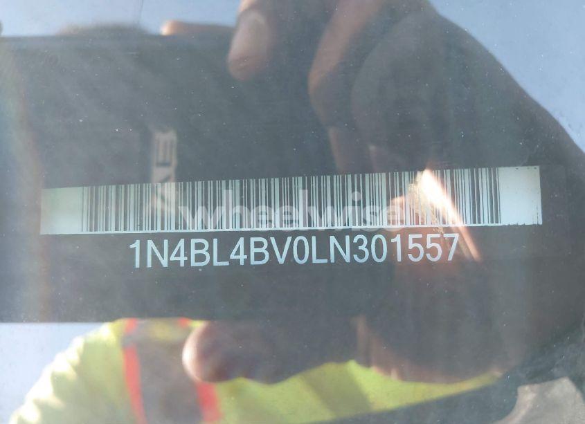 Photo 8 of 2020 Nissan Altima S FWD (VIN 1N4BL4BV0LN301557)