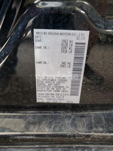 Photo 12 of 2024 NISSAN ALTIMA S (VIN 1N4BL4BV0RN383265)