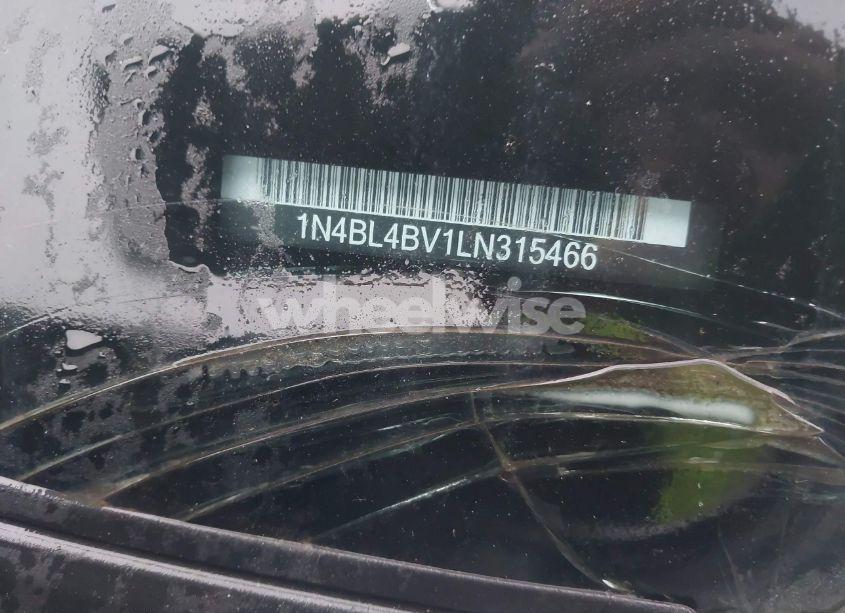 Photo 18 of 2020 Nissan Altima S FWD (VIN 1N4BL4BV1LN315466)