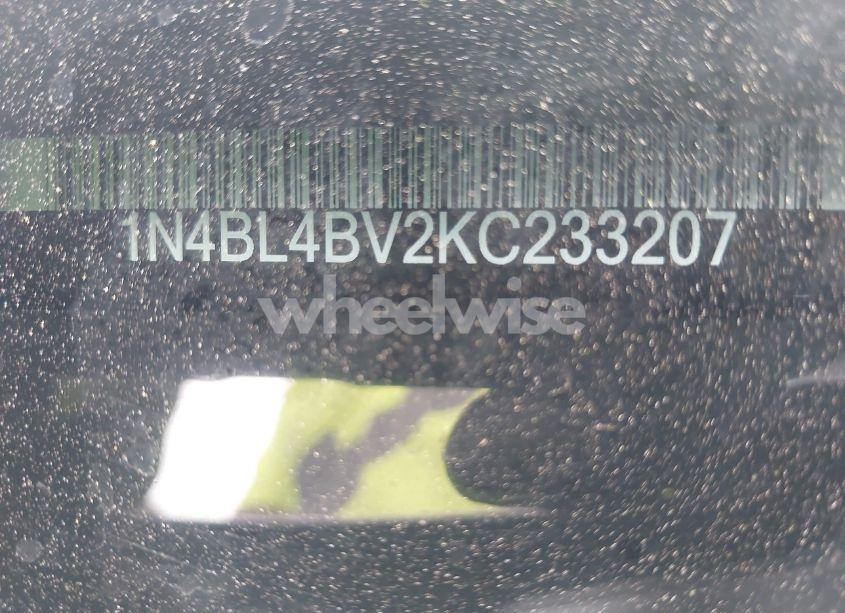 Photo 9 of 2019 Nissan Altima 2.5 S (VIN 1N4BL4BV2KC233207)