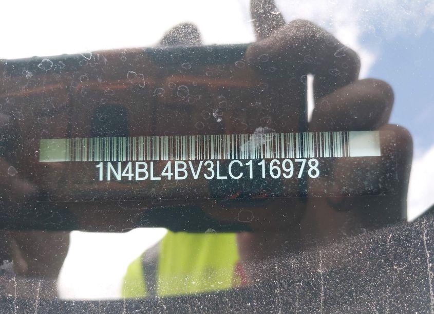 Photo 9 of 2020 Nissan Altima S FWD (VIN 1N4BL4BV3LC116978)