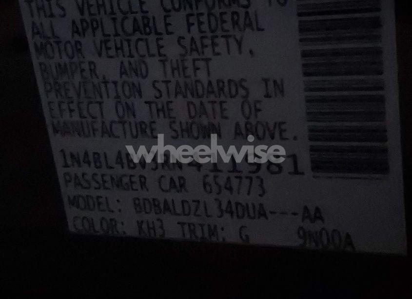 Photo 9 of 2024 Nissan Altima S FWD (VIN 1N4BL4BV3RN411981)