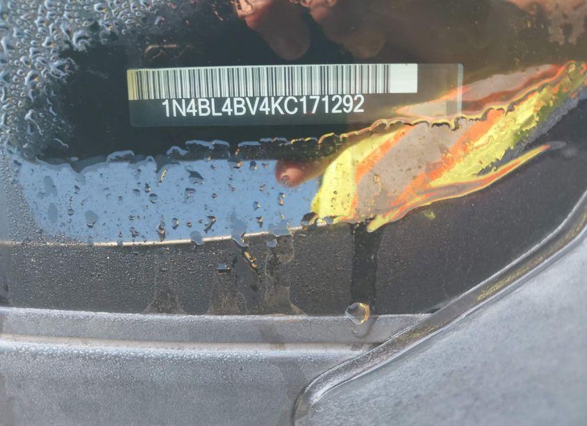 Photo 9 of 2019 Nissan Altima 2.5 S (VIN 1N4BL4BV4KC171292)