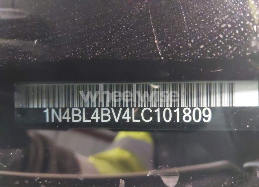 Photo 17 of 2020 Nissan Altima S FWD (VIN 1N4BL4BV4LC101809)