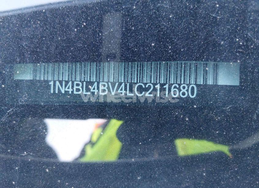 Photo 9 of 2020 Nissan Altima S FWD (VIN 1N4BL4BV4LC211680)