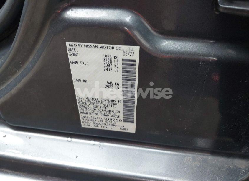 Photo 9 of 2023 Nissan Altima S FWD (VIN 1N4BL4BV4PN309750)