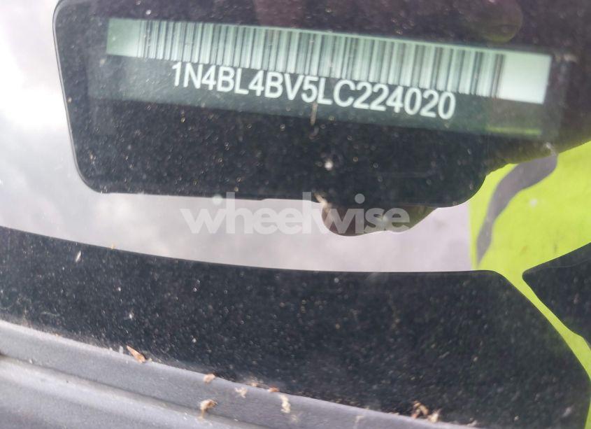 Photo 9 of 2020 Nissan Altima S FWD (VIN 1N4BL4BV5LC224020)