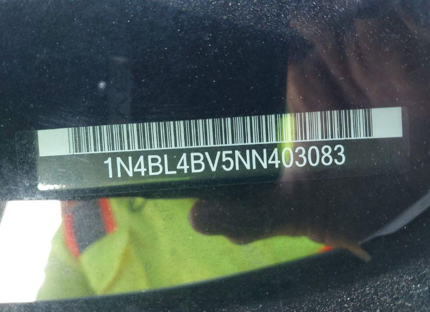 Photo 9 of 2022 Nissan Altima S FWD (VIN 1N4BL4BV5NN403083)