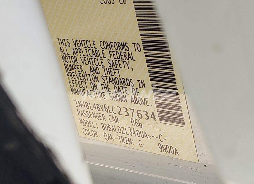 Photo 18 of 2020 Nissan Altima S FWD (VIN 1N4BL4BV6LC237634)