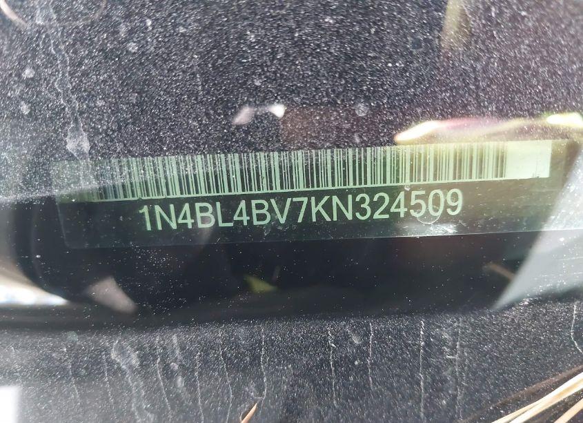 Photo 9 of 2019 Nissan Altima 2.5 S (VIN 1N4BL4BV7KN324509)