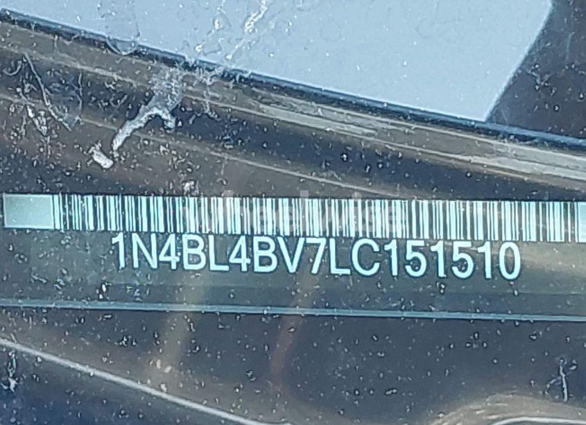 Photo 9 of 2020 Nissan Altima S FWD (VIN 1N4BL4BV7LC151510)