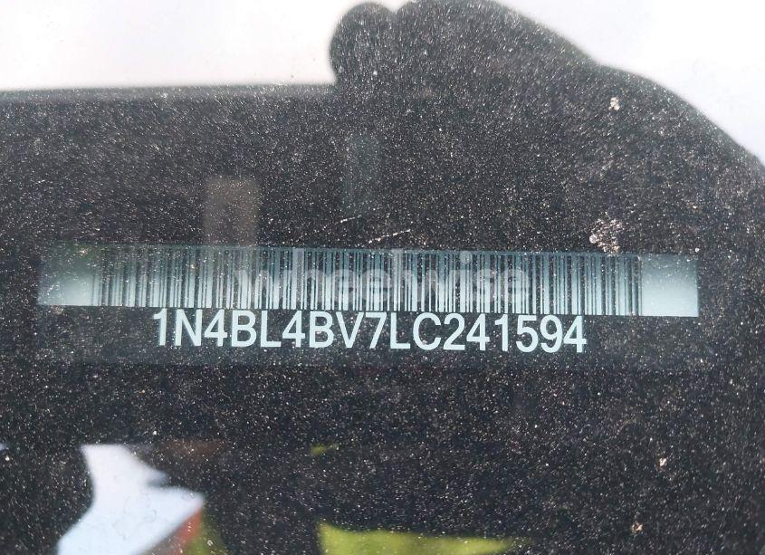 Photo 9 of 2020 Nissan Altima S FWD (VIN 1N4BL4BV7LC241594)