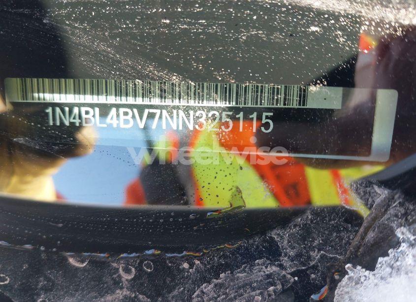 Photo 9 of 2022 Nissan Altima S FWD (VIN 1N4BL4BV7NN325115)