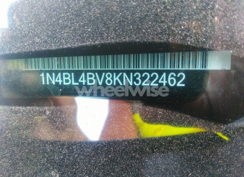 Photo 9 of 2019 Nissan Altima 2.5 S (VIN 1N4BL4BV8KN322462)