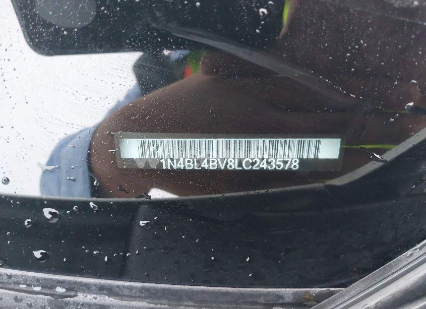 Photo 9 of 2020 Nissan Altima S FWD (VIN 1N4BL4BV8LC243578)