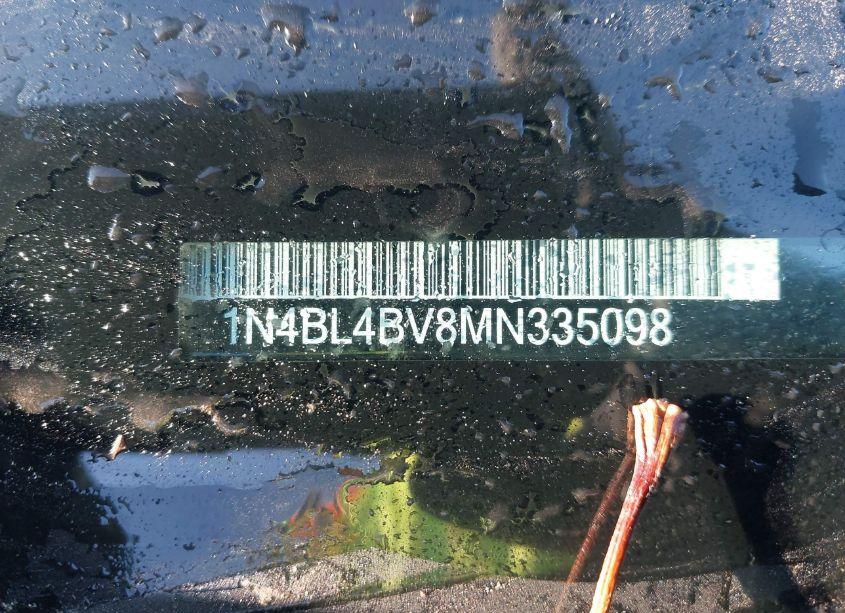 Photo 9 of 2021 Nissan Altima S FWD (VIN 1N4BL4BV8MN335098)