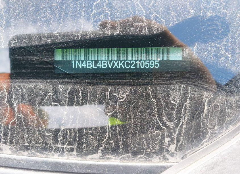 Photo 9 of 2019 Nissan Altima 2.5 S (VIN 1N4BL4BVXKC210595)