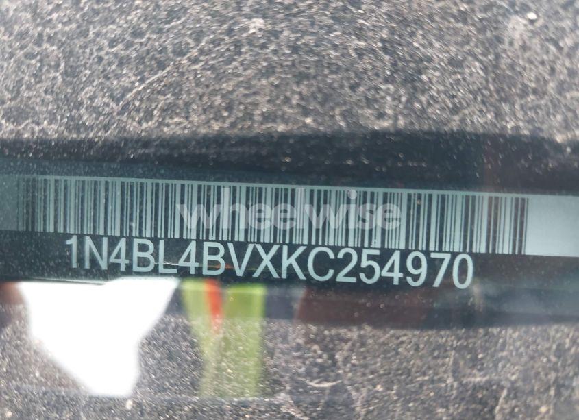 Photo 9 of 2019 Nissan Altima 2.5 S (VIN 1N4BL4BVXKC254970)