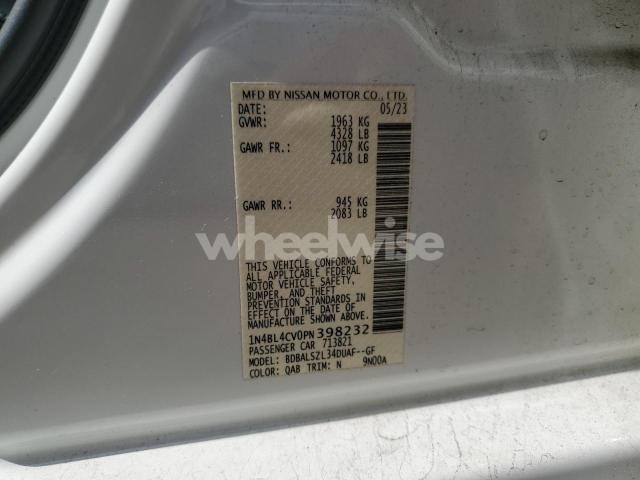Photo 10 of 2023 NISSAN ALTIMA SR (VIN 1N4BL4CV0PN398232)