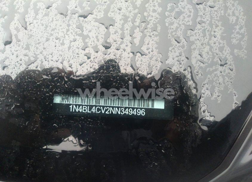 Photo 9 of 2022 Nissan Altima SR FWD (VIN 1N4BL4CV2NN349496)