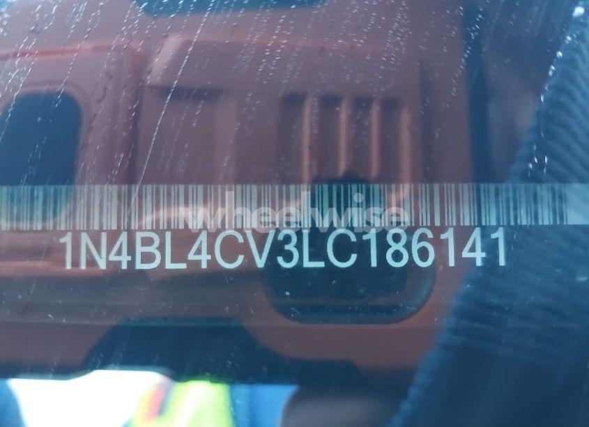 Photo 9 of 2020 Nissan Altima SR FWD (VIN 1N4BL4CV3LC186141)