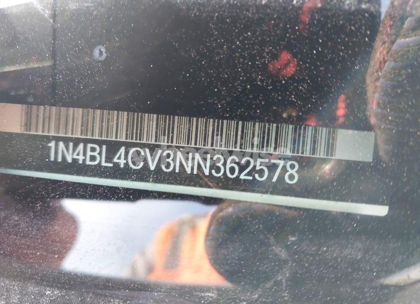 Photo 9 of 2022 Nissan Altima SR FWD (VIN 1N4BL4CV3NN362578)