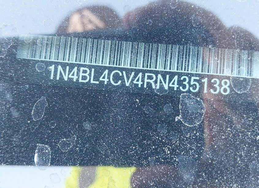 Photo 9 of 2024 Nissan Altima SR FWD (VIN 1N4BL4CV4RN435138)